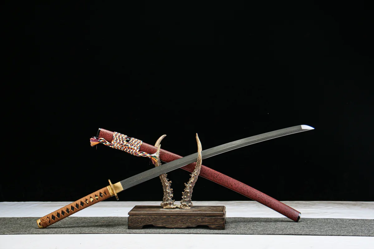 Flammenschneide - Handgeschmiedetes Katana aus Damaskusstahl - Image 6