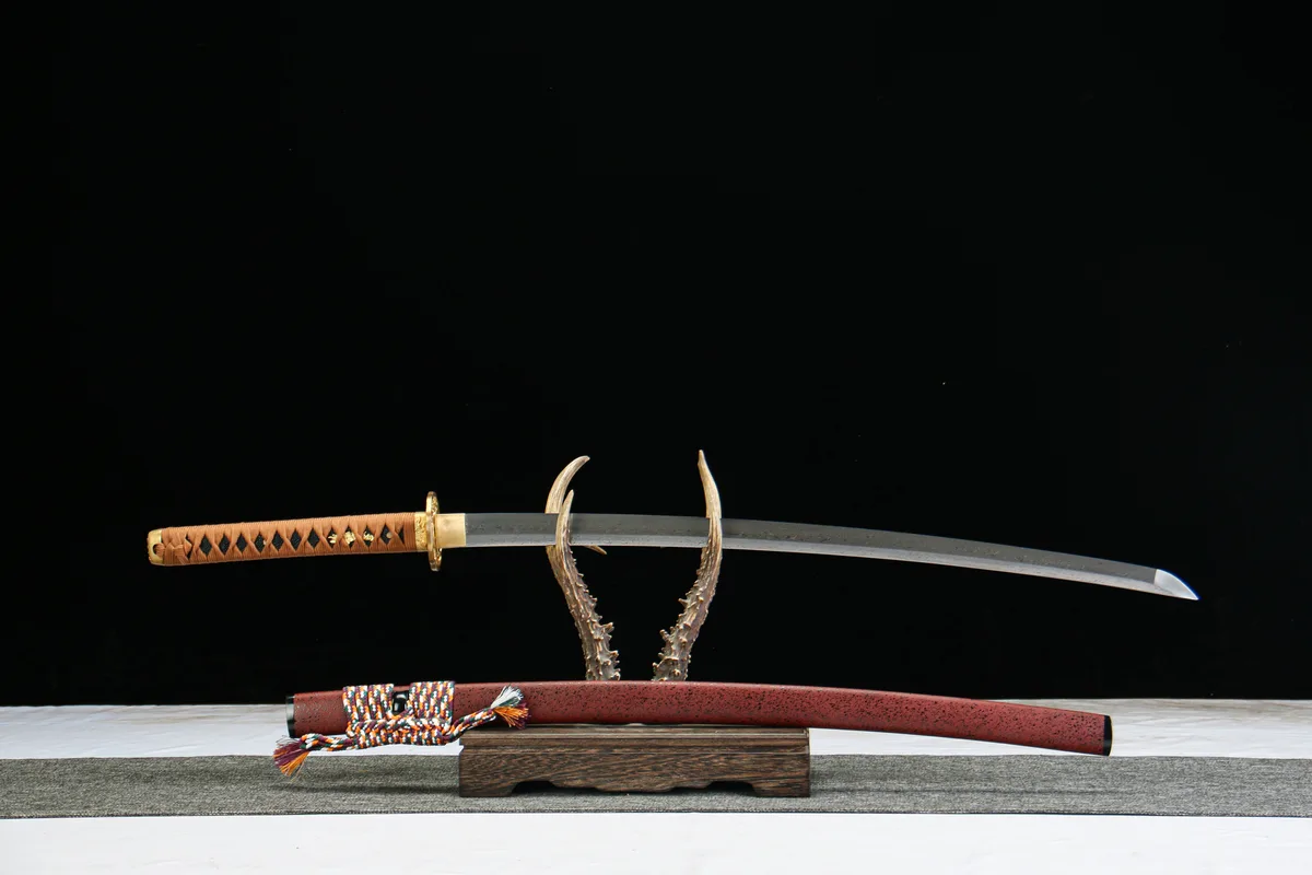 Flammenschneide - Handgeschmiedetes Katana aus Damaskusstahl - Image 7