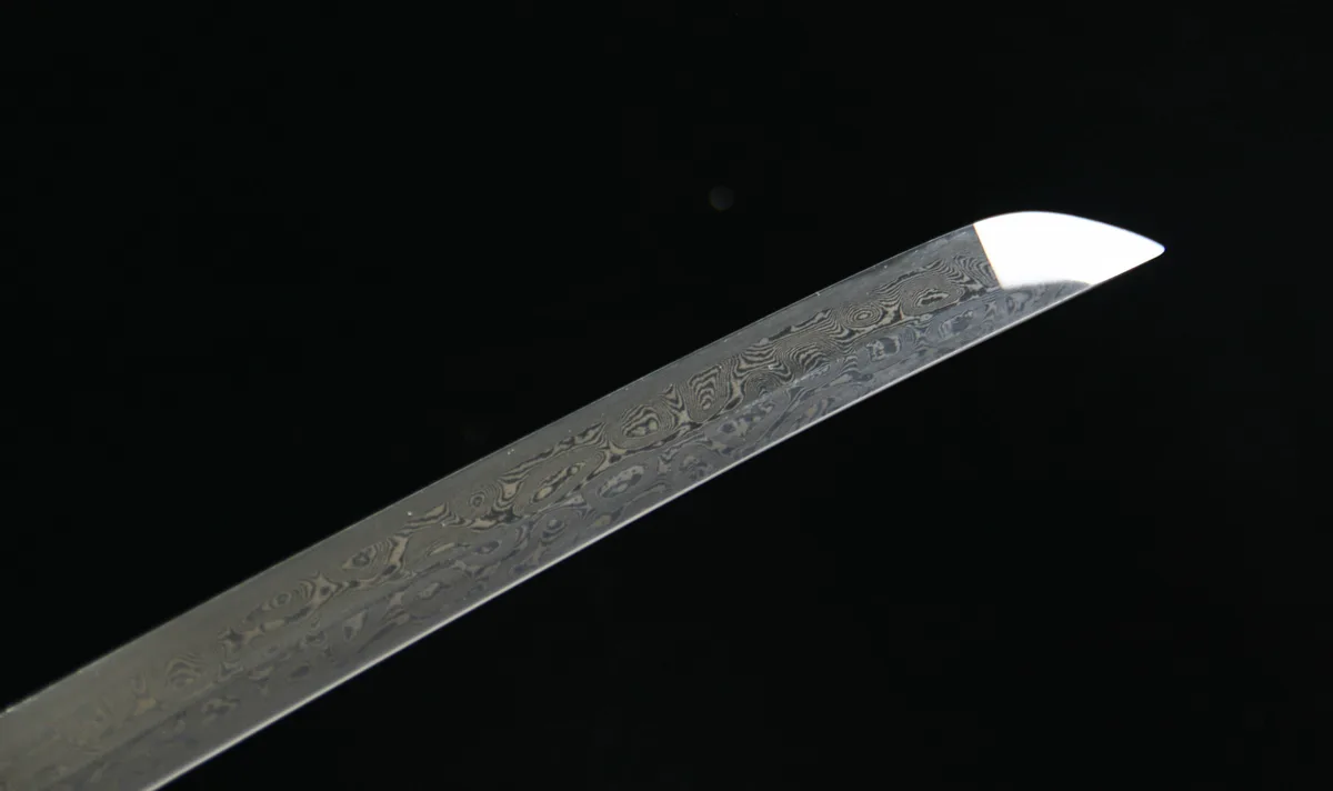 Flammenschneide - Handgeschmiedetes Katana aus Damaskusstahl - Image 9