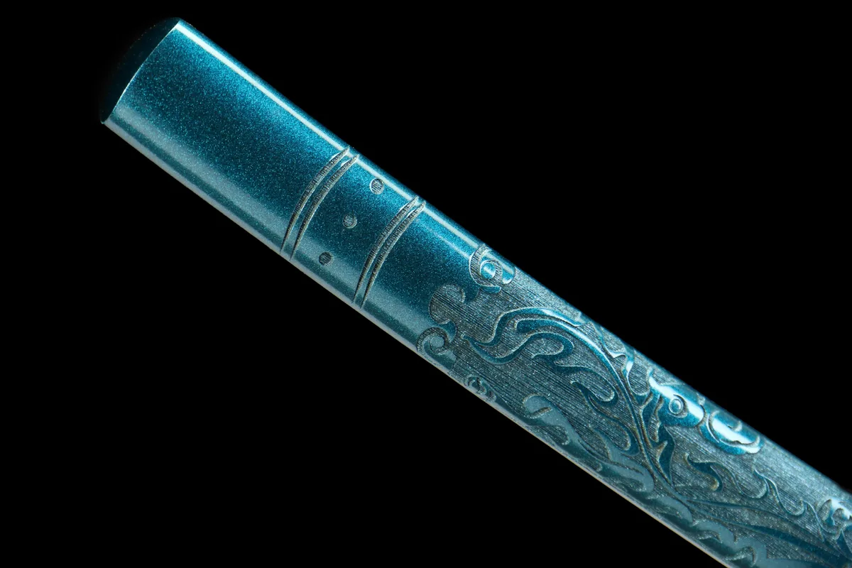 Gefallener Stern - Handgeschmiedetes Katana aus Damaskusstahl - Image 5