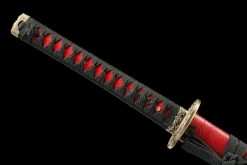 Alternative view of Kaiserliche Flamme - Handgeschmiedetes Katana aus Damaskusstahl