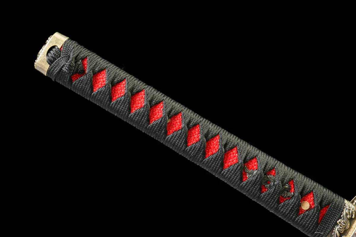 Kaiserliche Flamme - Handgeschmiedetes Katana aus Damaskusstahl - Image 9