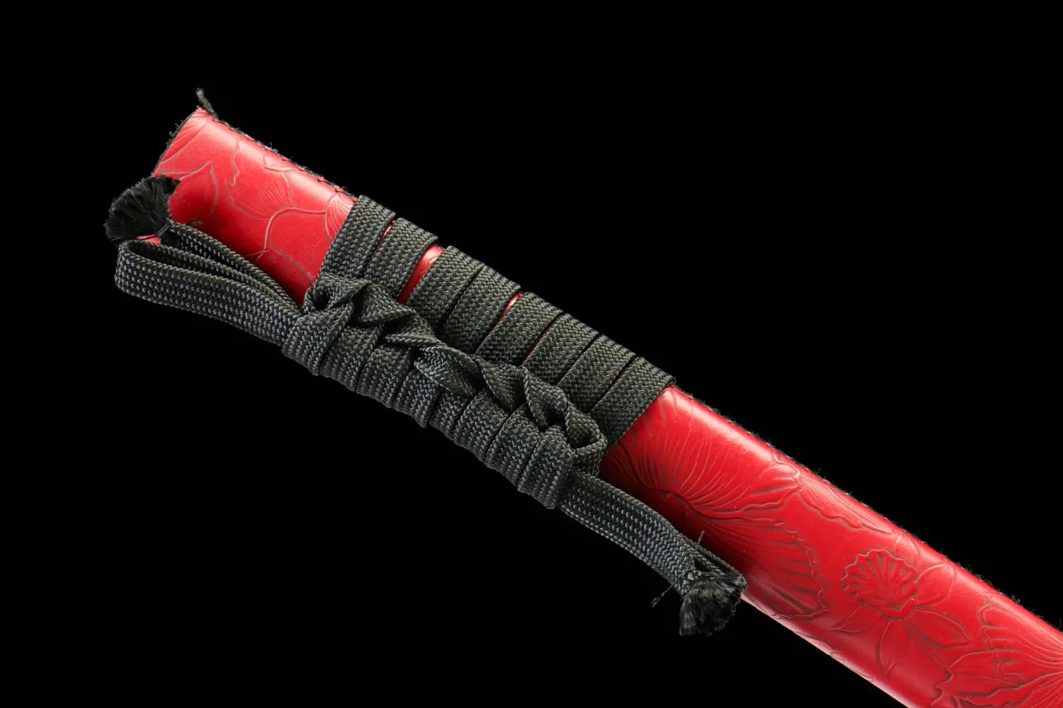 Kaiserliche Flamme - Handgeschmiedetes Katana aus Damaskusstahl - Image 12