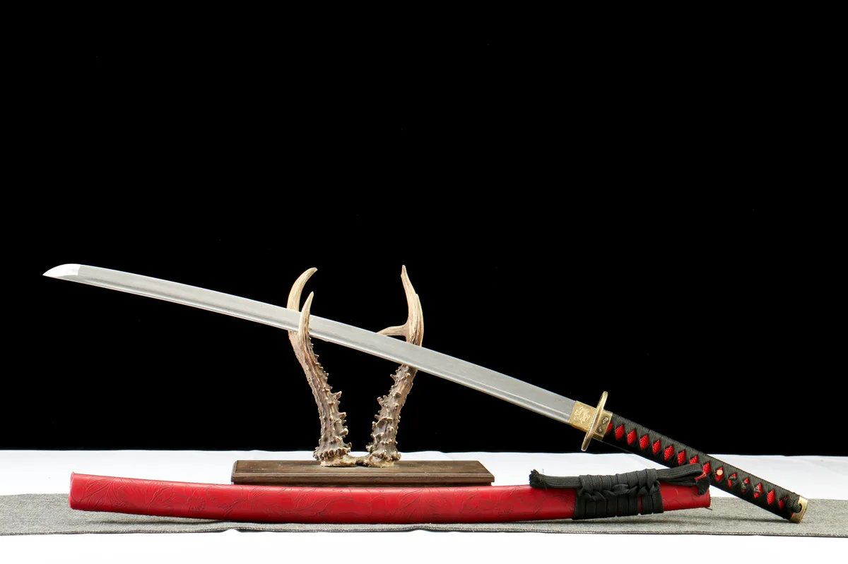 Kaiserliche Flamme - Handgeschmiedetes Katana aus Damaskusstahl - Image 11