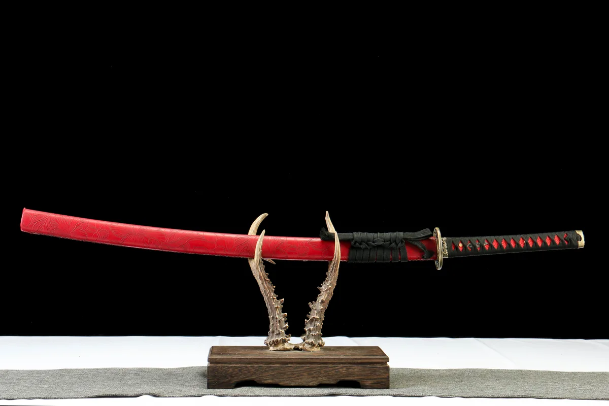 Kaiserliche Flamme - Handgeschmiedetes Katana aus Damaskusstahl - Image 4