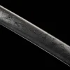 Nachtglut im Sternensturz - Handgeschmiedetes Katana aus Damaskusstahl