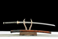 Schattenkrieger - Handgeschmiedetes Katana aus Damaskusstahl