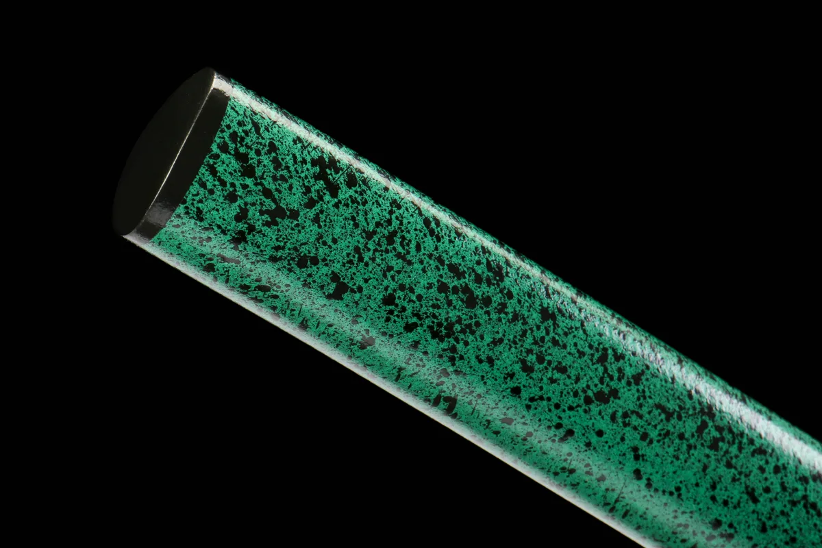 Teal Wave - Handgeschmiedetes Katana aus Damaskusstahl - Image 14