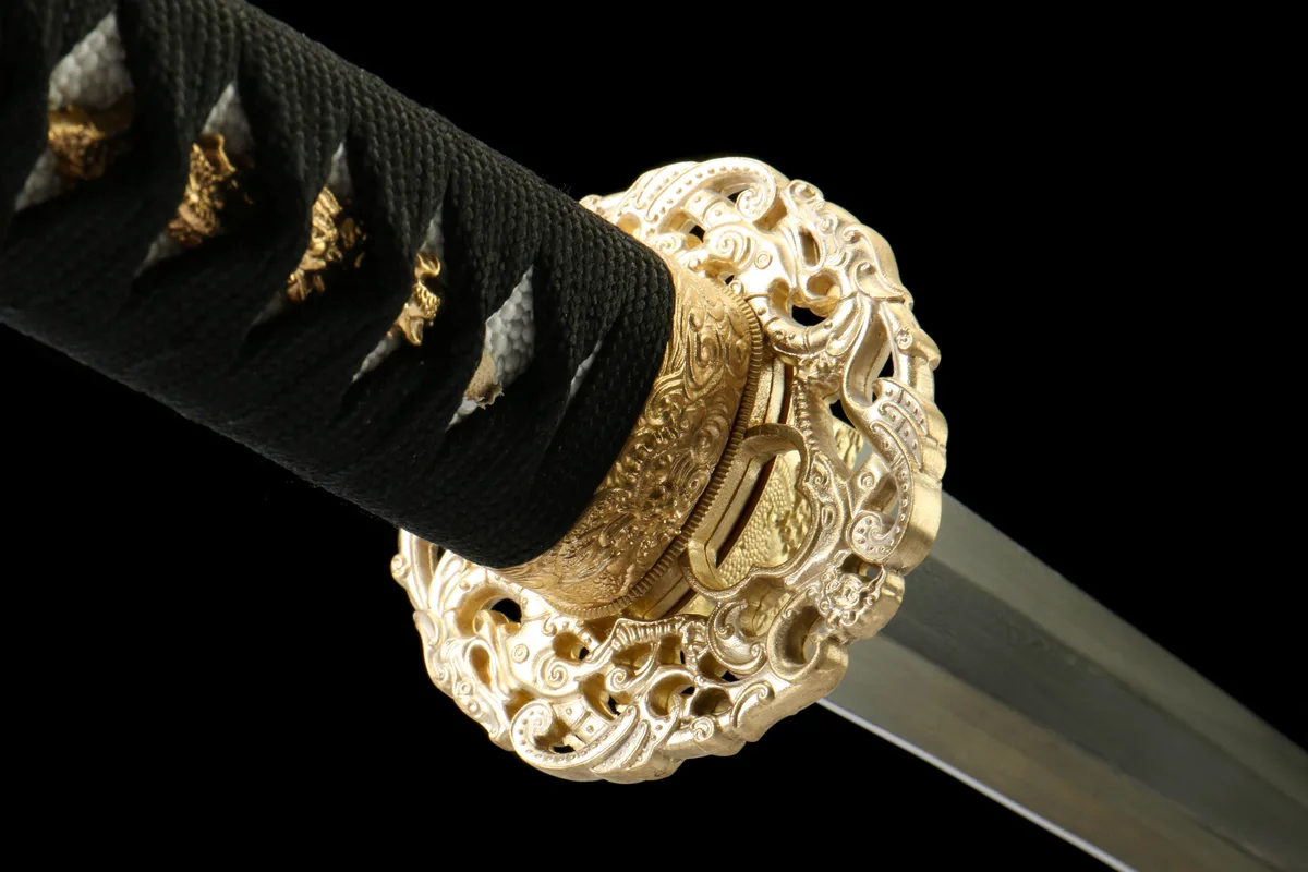 Tintendrache - Handgeschmiedetes Katana aus Damaskusstahl - Image 7