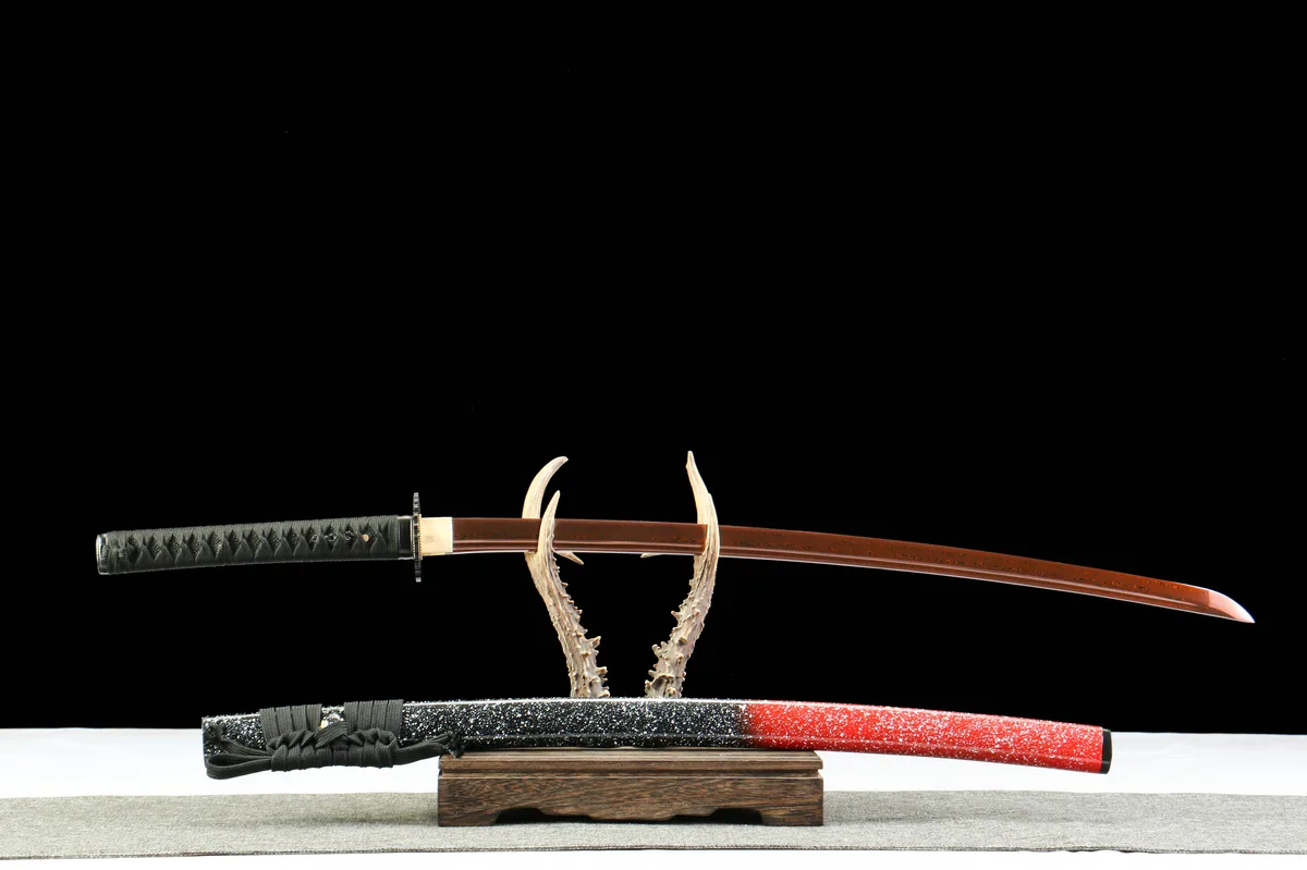 Tsukuyomi - Handgeschmiedetes Katana aus Damaskusstahl