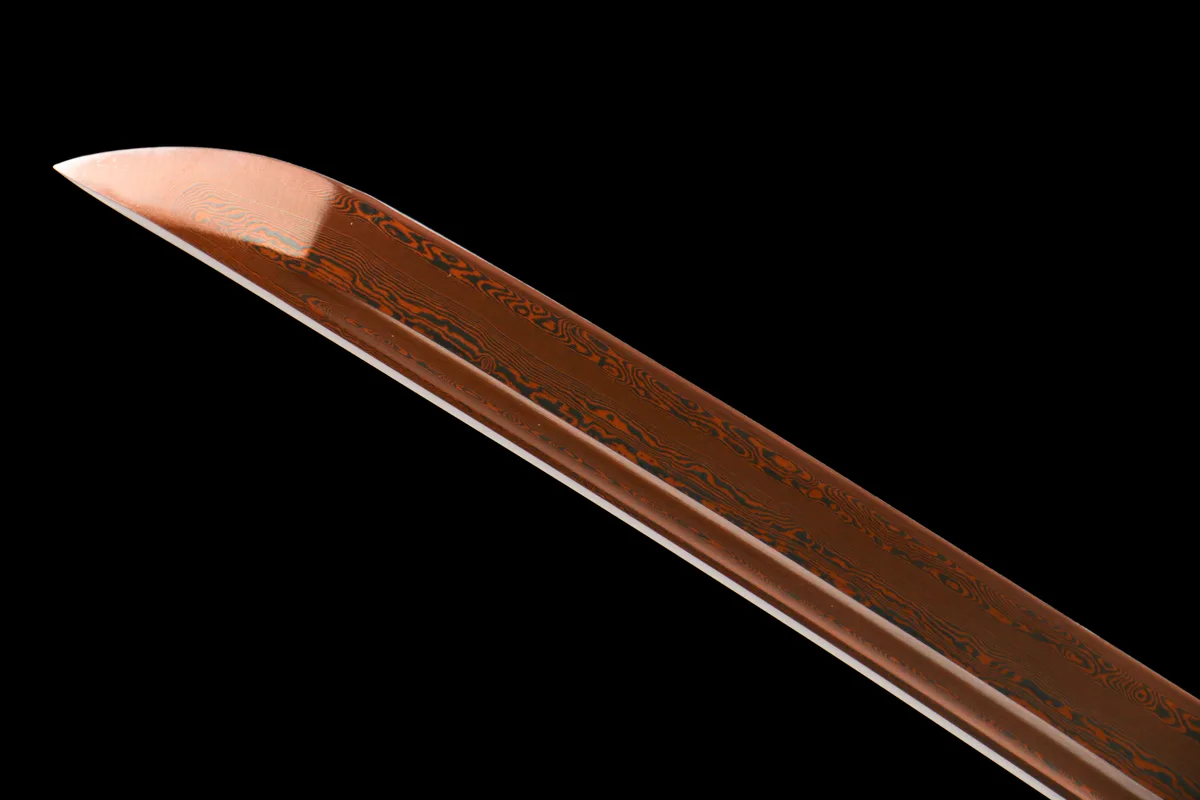 Tsukuyomi - Handgeschmiedetes Katana aus Damaskusstahl - Image 5