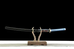 Azurblaue Leere - Handgeschmiedetes Katana aus Handgeschmiedeter Spezialstahl