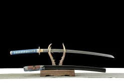 Alternative view of Azurblaue Leere - Handgeschmiedetes Katana aus Handgeschmiedeter Spezialstahl