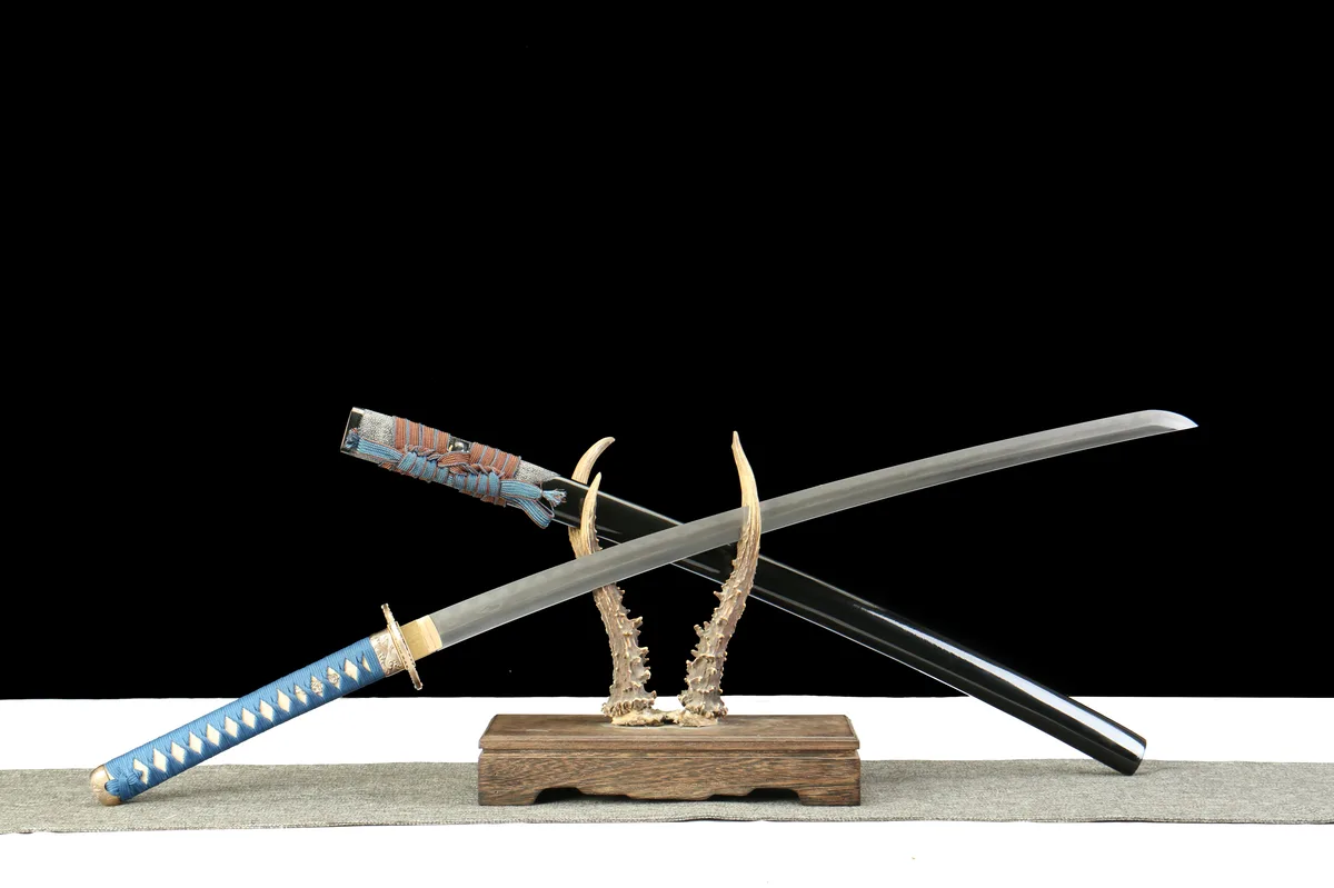 Azurblaue Leere - Handgeschmiedetes Katana aus Handgeschmiedeter Spezialstahl - Image 6