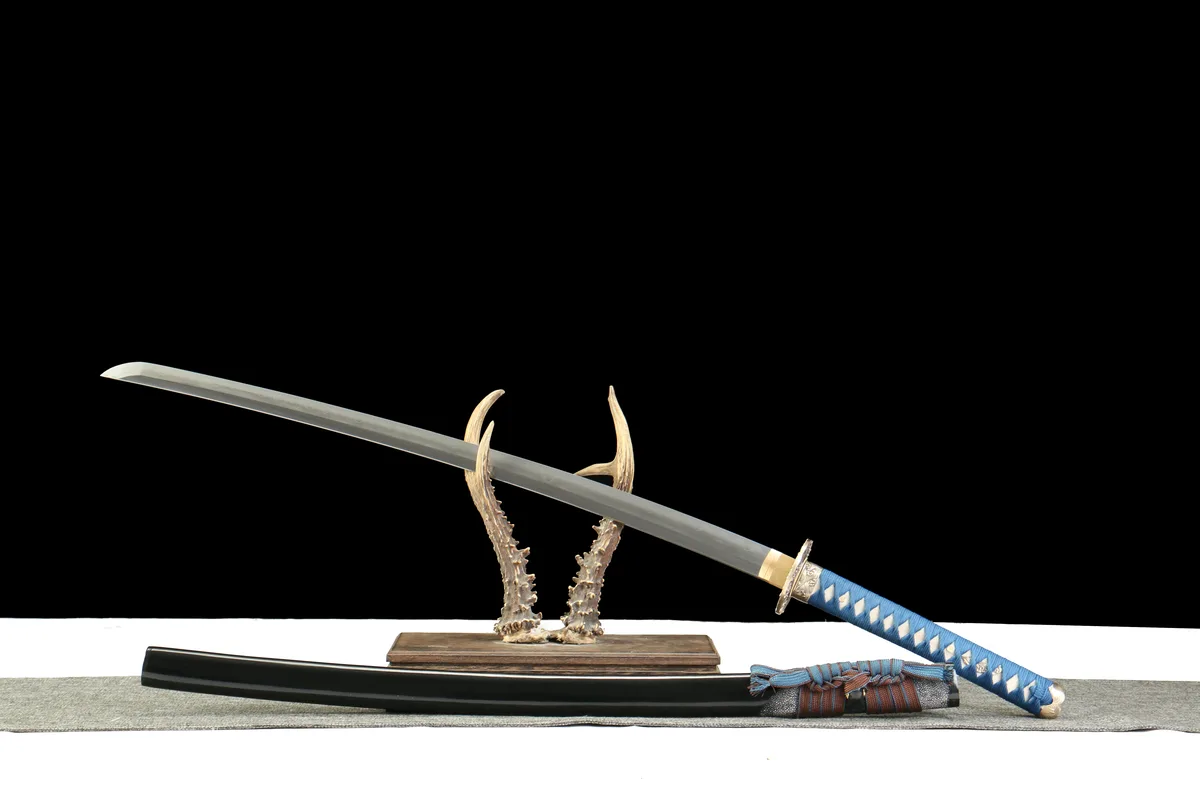 Azurblaue Leere - Handgeschmiedetes Katana aus Handgeschmiedeter Spezialstahl - Image 7