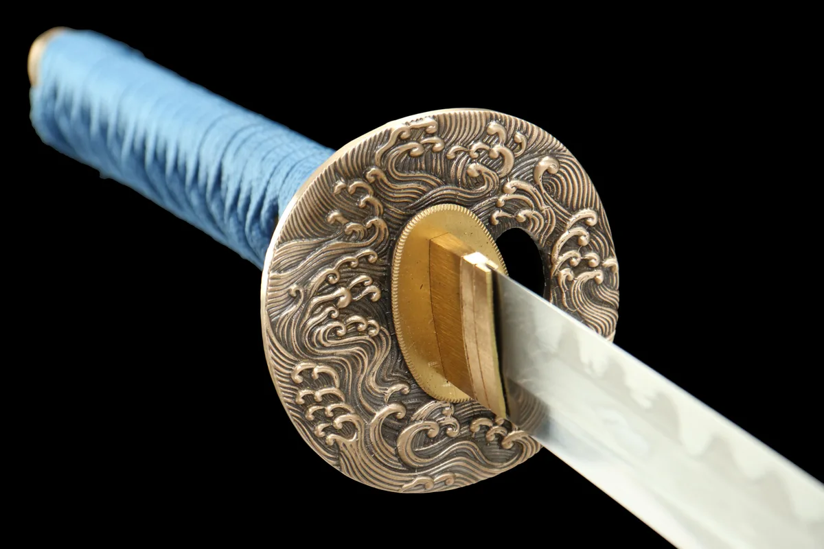 Azurblaue Leere - Handgeschmiedetes Katana aus Handgeschmiedeter Spezialstahl - Image 8