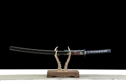 Kranichschatten - Handgeschmiedetes Katana aus Handgeschmiedeter Spezialstahl