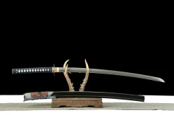 Alternative view of Kranichschatten - Handgeschmiedetes Katana aus Handgeschmiedeter Spezialstahl