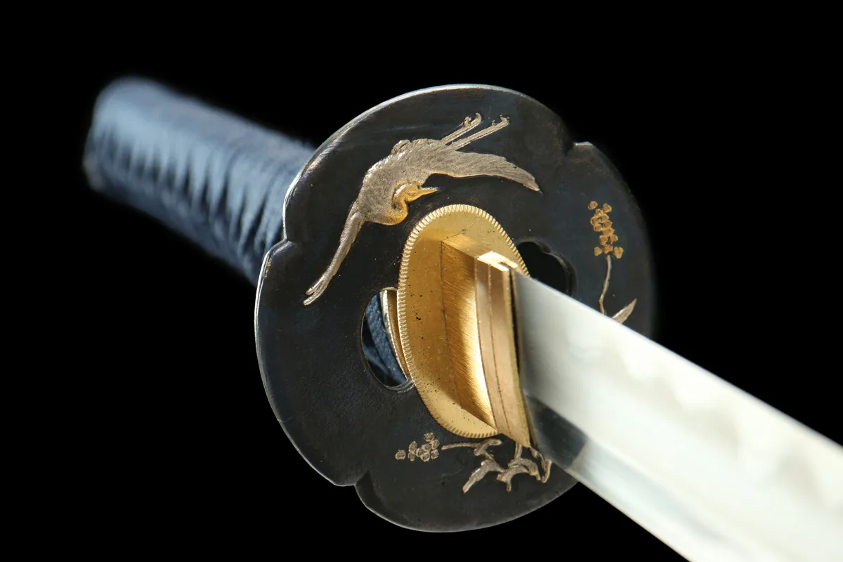 Kranichschatten - Handgeschmiedetes Katana aus Handgeschmiedeter Spezialstahl - Image 6