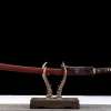 Karmesinrote Goldkante - Handgeschmiedetes Katana aus High Carbon Steel