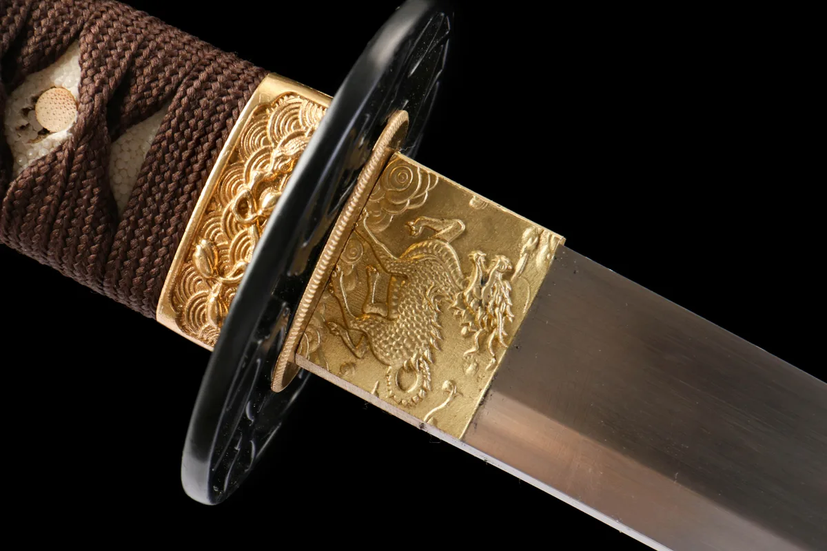 Karmesinrote Goldkante - Handgeschmiedetes Katana aus High Carbon Steel - Image 4