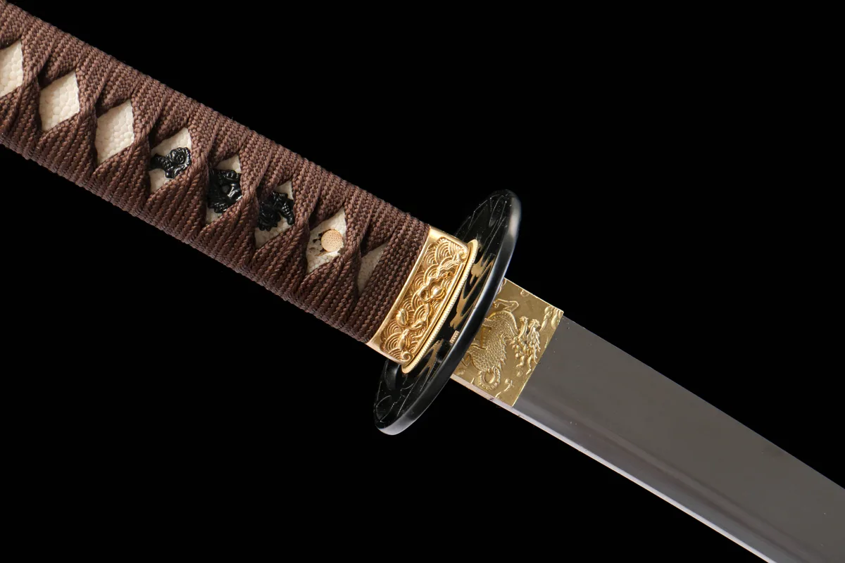 Karmesinrote Goldkante - Handgeschmiedetes Katana aus High Carbon Steel - Image 5