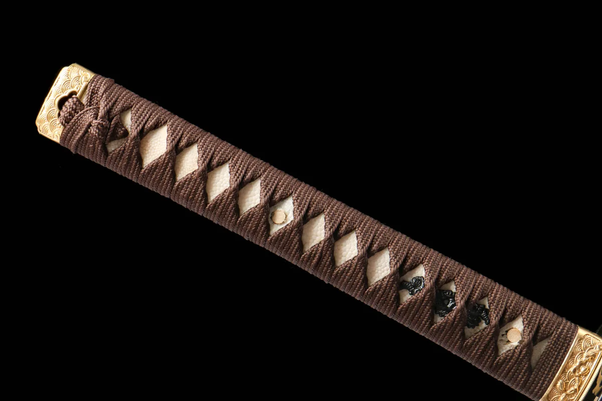 Karmesinrote Goldkante - Handgeschmiedetes Katana aus High Carbon Steel - Image 6