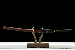 Obsidian-Schlag - Handgeschmiedetes Katana aus High Carbon Steel