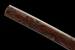 Alternative view of Obsidian-Schlag - Handgeschmiedetes Katana aus High Carbon Steel