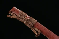 Alternative view of Scharlachrote Dämmerung - Handgeschmiedetes Katana aus High Carbon Steel
