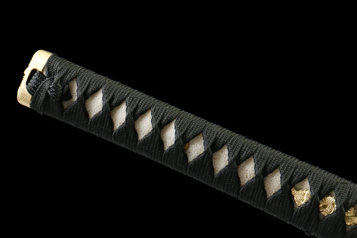 Klare Klinge - Handgeschmiedetes Katana aus Lehmgehärteter Damaskusstahl - Image 6