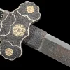 Damascener Eisen - Handgeschmiedetes Chinese Dao aus Premium Damaskusstahl