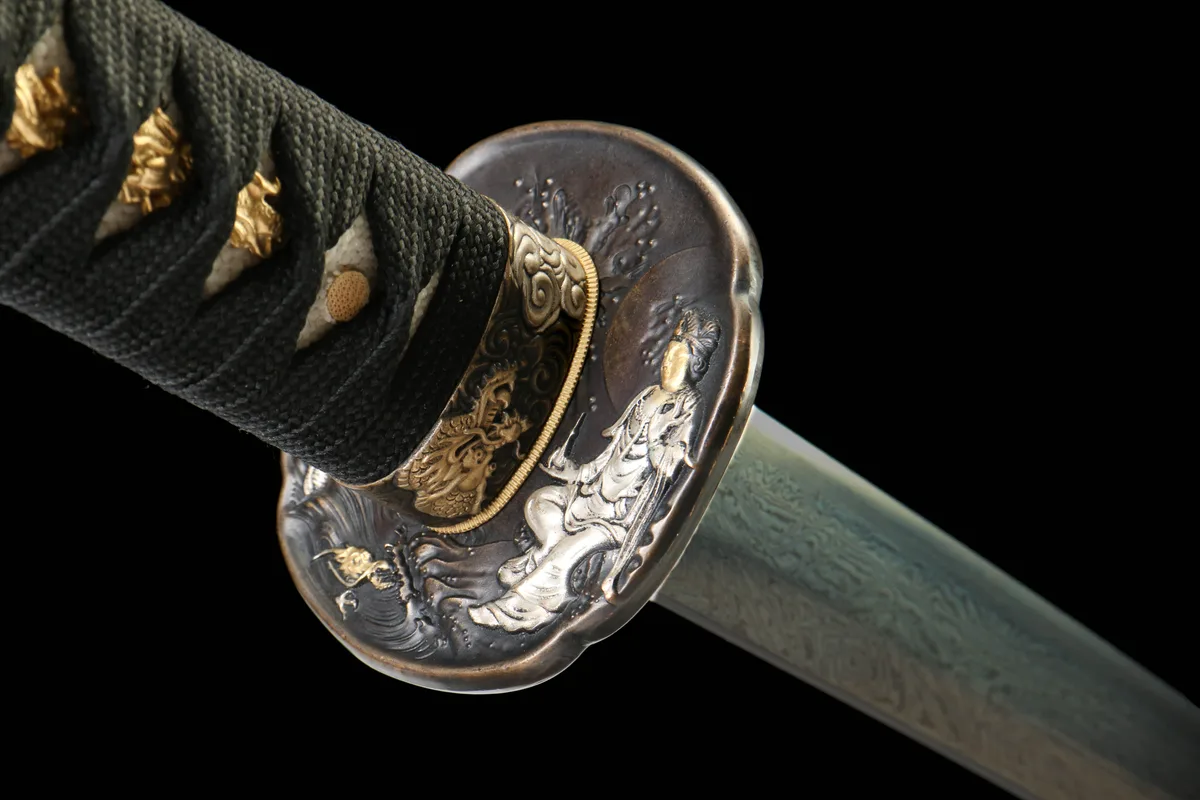 Klinge des Jägers - Handgeschmiedetes Katana aus Premium Damaskusstahl - Image 9