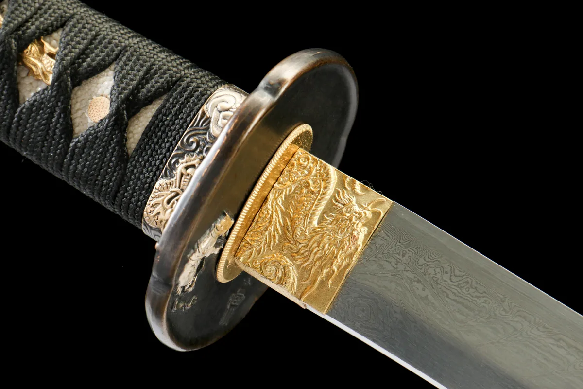 Klinge des Jägers - Handgeschmiedetes Katana aus Premium Damaskusstahl - Image 6