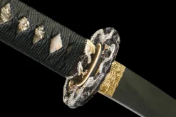 Alternative view of Nachtstahl - Handgeschmiedetes Katana aus Premium Damaskusstahl