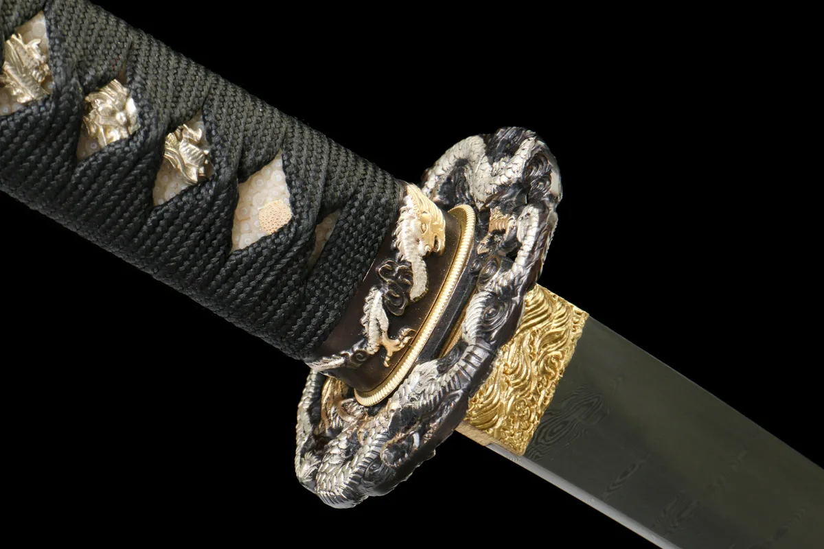 Nachtstahl - Handgeschmiedetes Katana aus Premium Damaskusstahl - Image 2