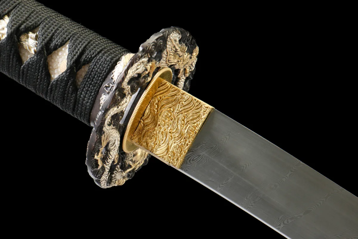 Nachtstahl - Handgeschmiedetes Katana aus Premium Damaskusstahl - Image 10