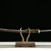 Obsidian Drachenseele - Handgeschmiedetes Katana aus Premium Damaskusstahl