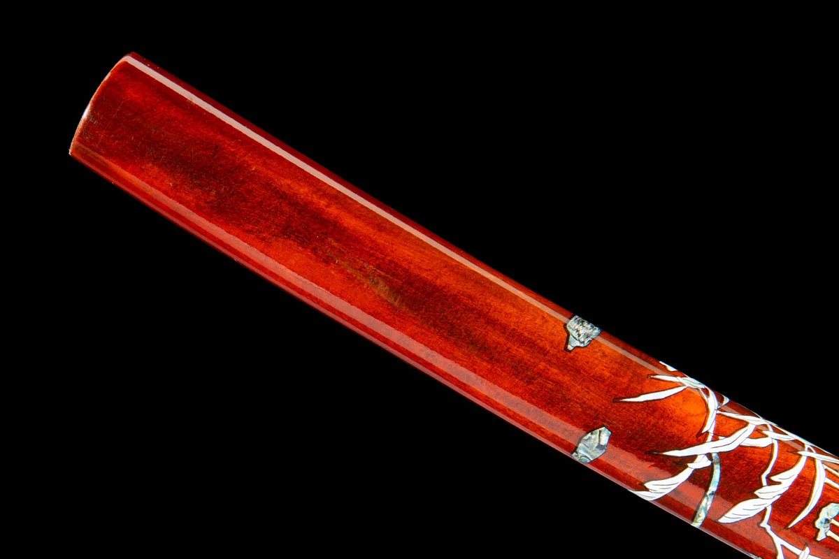 Blut-Sandelholz - Handgeschmiedetes Katana aus T10 Werkzeugstahl - Image 10