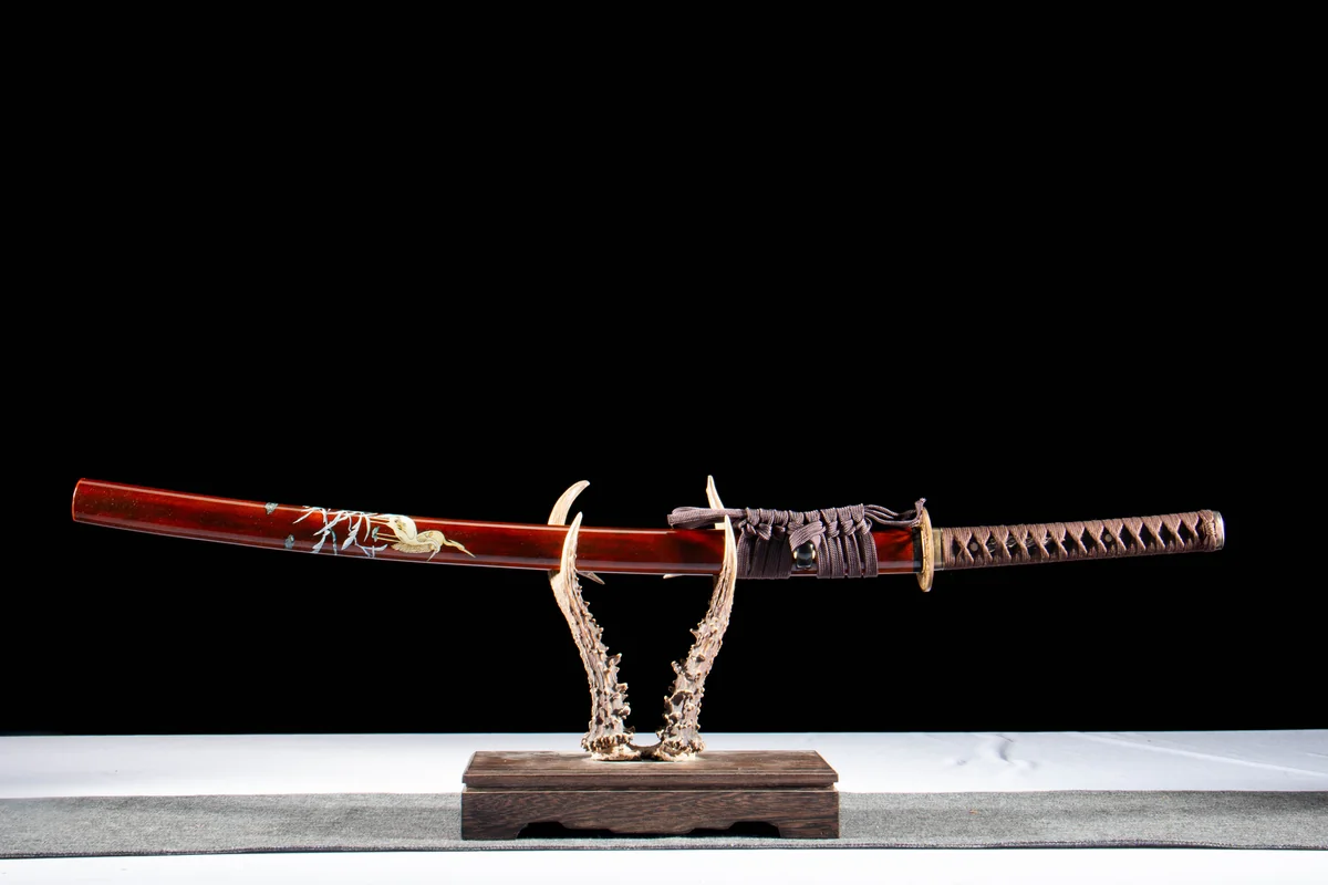 Blut-Sandelholz - Handgeschmiedetes Katana aus T10 Werkzeugstahl - Image 2