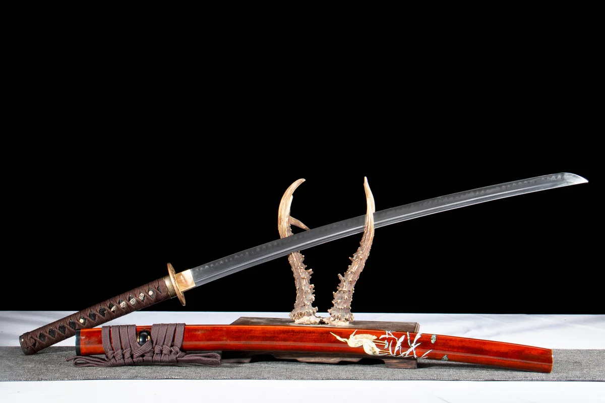Blut-Sandelholz - Handgeschmiedetes Katana aus T10 Werkzeugstahl - Image 6