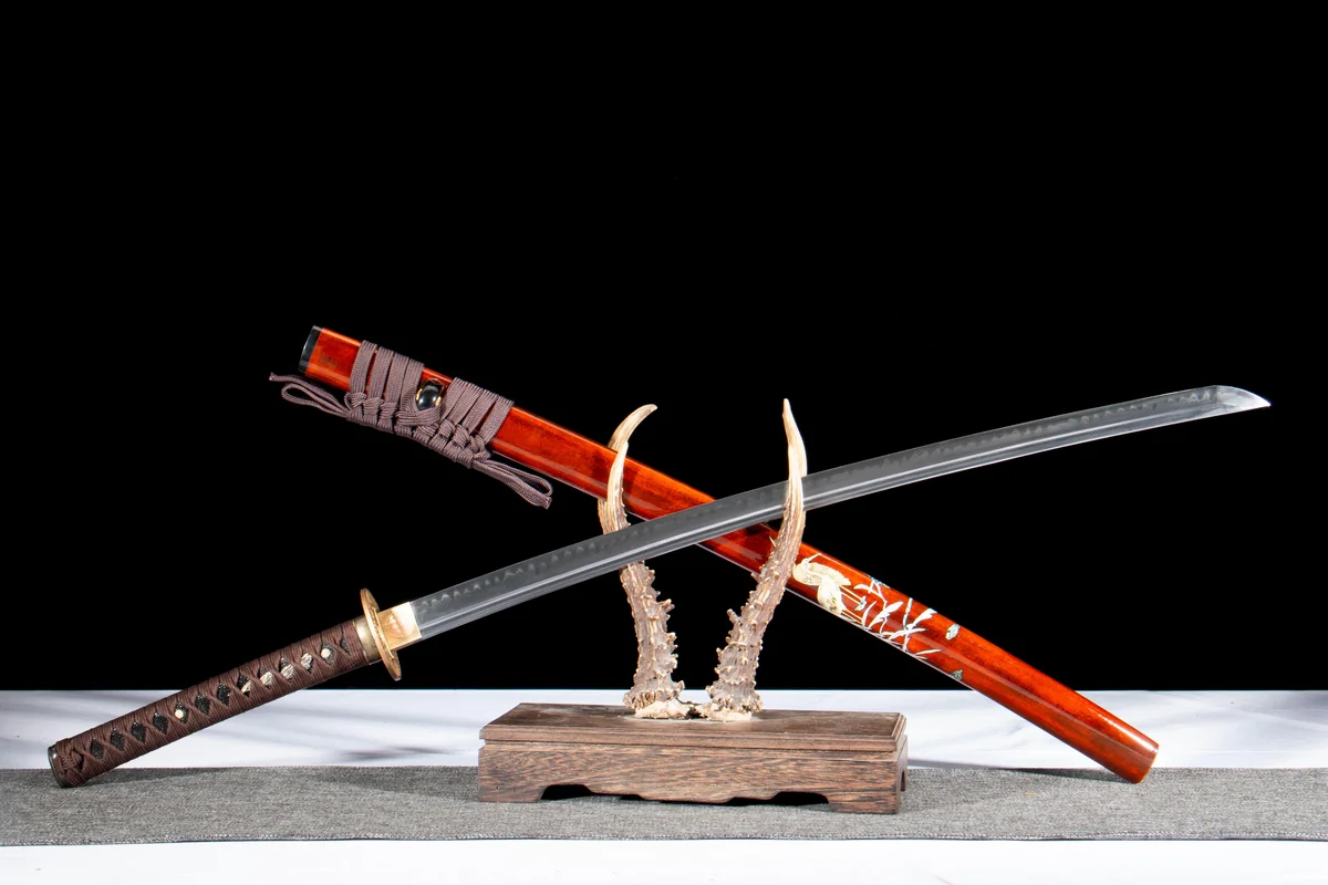 Blut-Sandelholz - Handgeschmiedetes Katana aus T10 Werkzeugstahl - Image 7