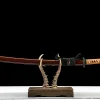 Burgundischer Schimmer - Handgeschmiedetes Katana aus T10 Werkzeugstahl