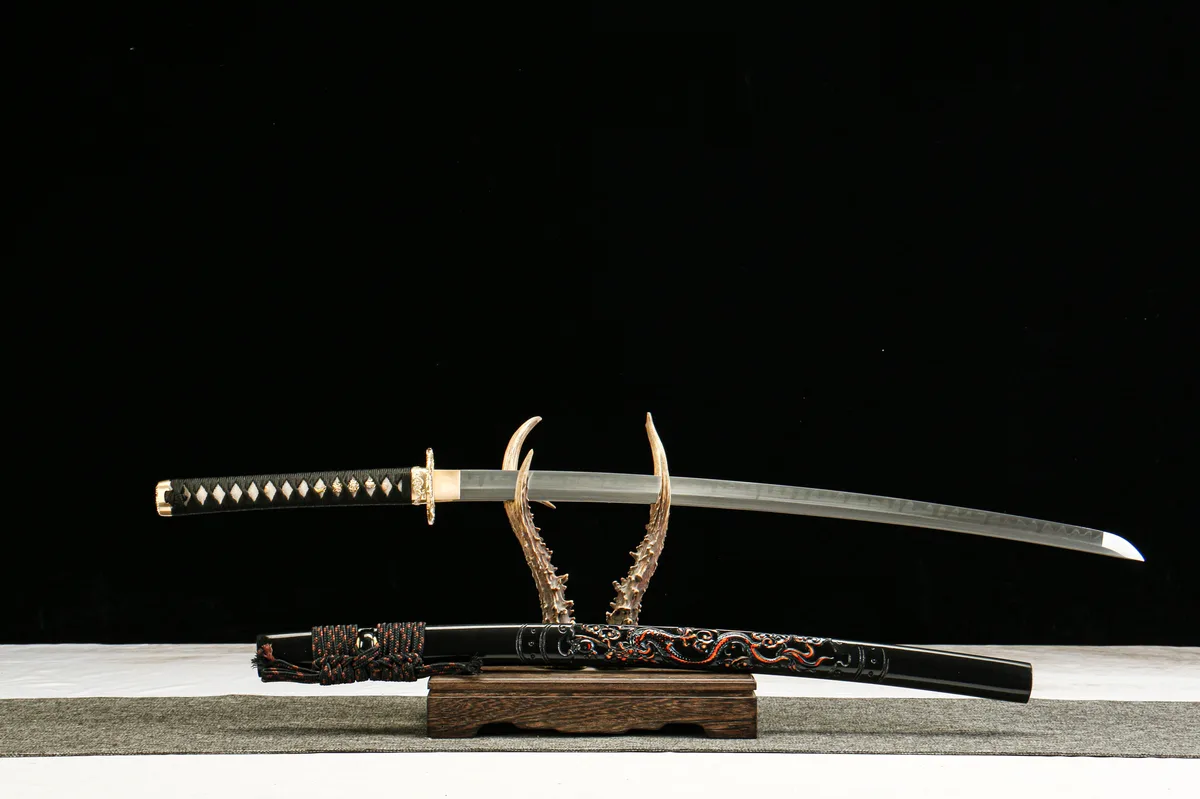 Drachenpalast - Handgeschmiedetes Katana aus T10 Werkzeugstahl - Image 3