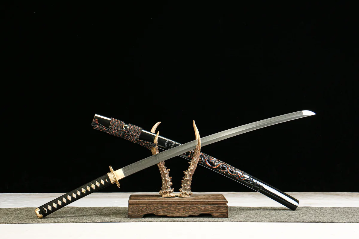 Drachenpalast - Handgeschmiedetes Katana aus T10 Werkzeugstahl - Image 8