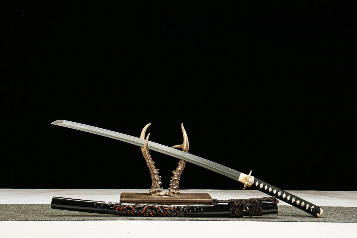Drachenpalast - Handgeschmiedetes Katana aus T10 Werkzeugstahl - Image 9