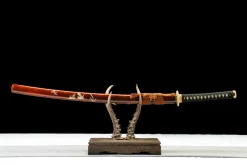 Dunkle Schneide - Handgeschmiedetes Katana aus T10 Werkzeugstahl