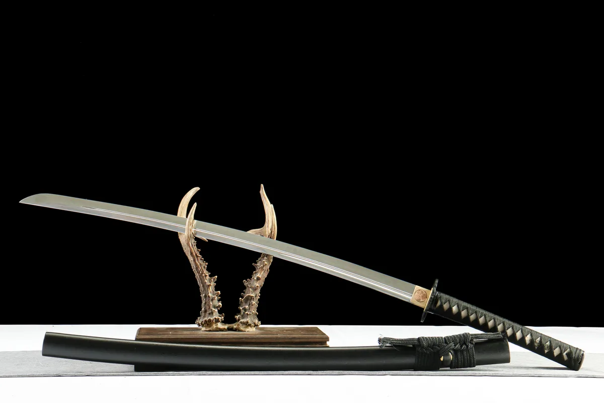 Dunkler Abgrund - Handgeschmiedetes Katana aus T10 Werkzeugstahl - Image 6