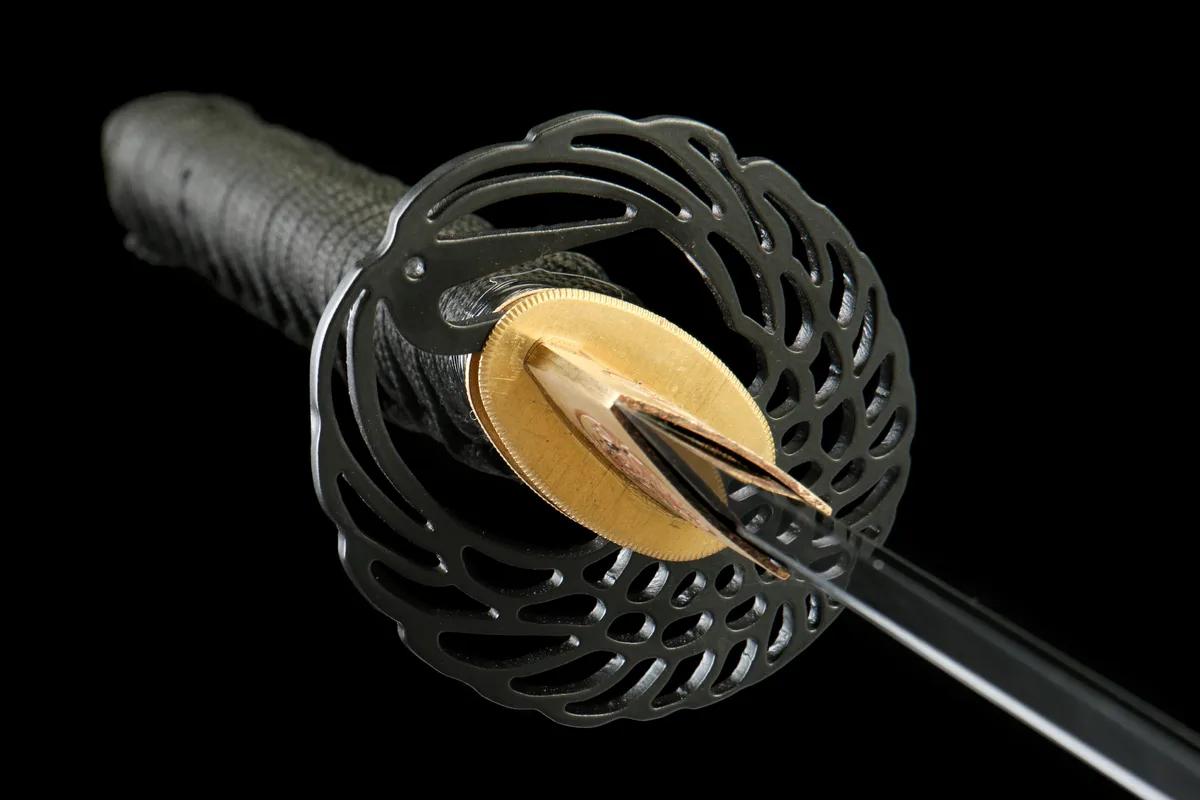 Dunkler Abgrund - Handgeschmiedetes Katana aus T10 Werkzeugstahl - Image 3