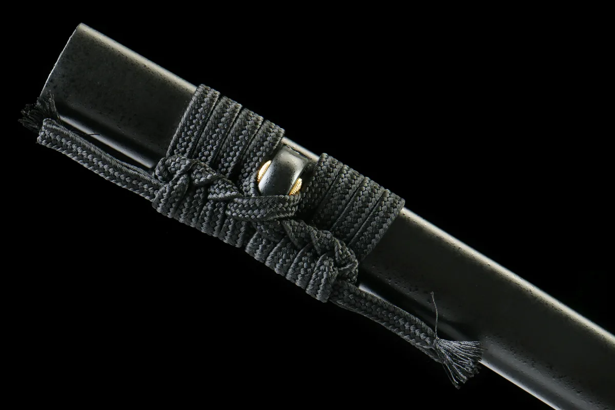 Dunkler Abgrund - Handgeschmiedetes Katana aus T10 Werkzeugstahl - Image 4
